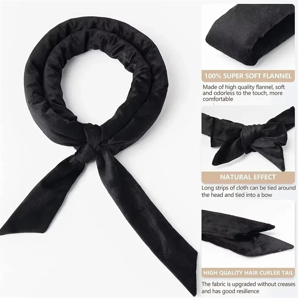 Heatless Curling Rod Headband Soft Hair Curler No Heat Hair Rollers Curlers Lazy Sleeping Curls Curling Hairband Styling Tools