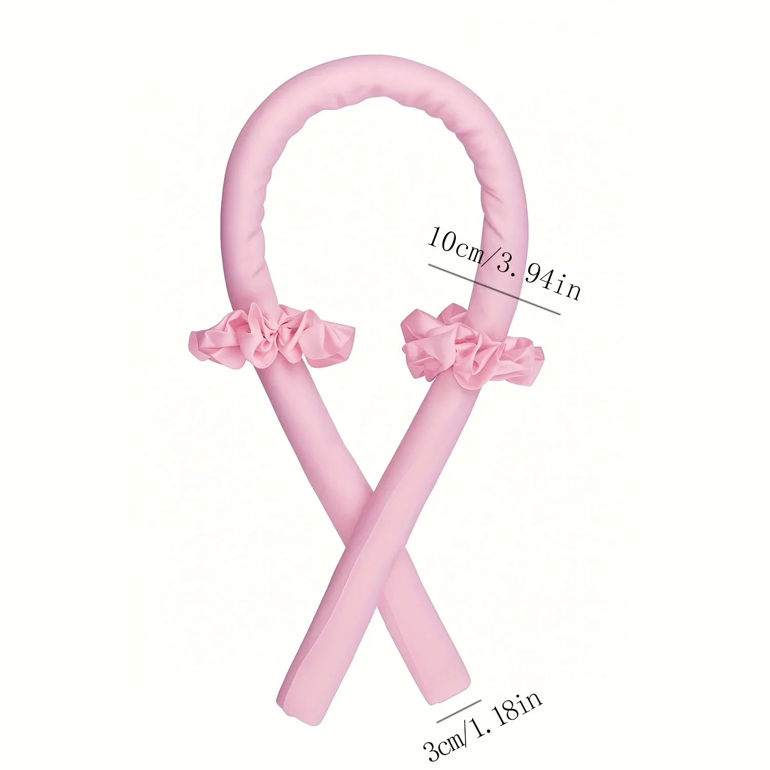 Heatless Curling Set - Satin Curler, Suitable for Night Curling - Non Heat Curler with Headband - Gentle and Effective Hair Care