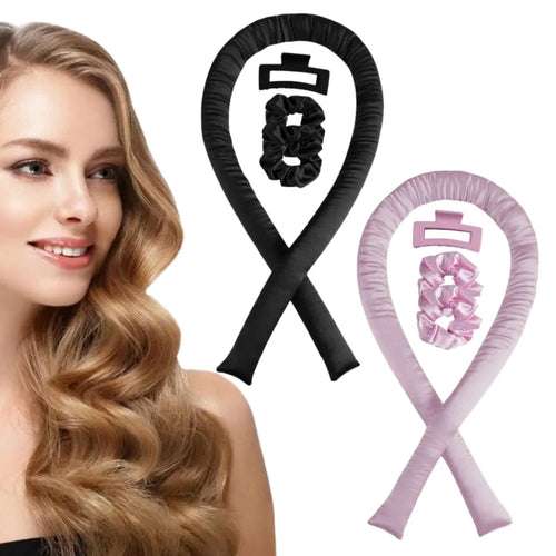 Heatless Curling Rod Headband No Heat Hair Curler Ribbon Hair Rollers Silk Curls Sleeping Lazy Soft Hair Curlers Styling Tools