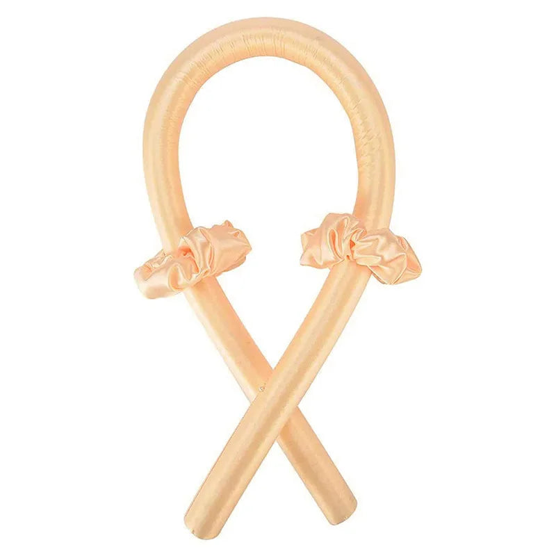 Heatless Curling Set - Satin Curler, Suitable for Night Curling - Non Heat Curler with Headband - Gentle and Effective Hair Care